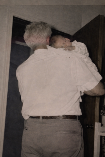 susan baby picture with dad